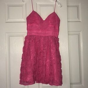 Pink couture dress